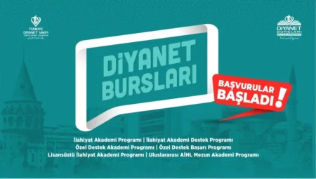 Türkiye Diyanet Vakfı 2025-2026 burs başvuruları başladı, öğrenciler çevrim içi kayıt yapabilecek
